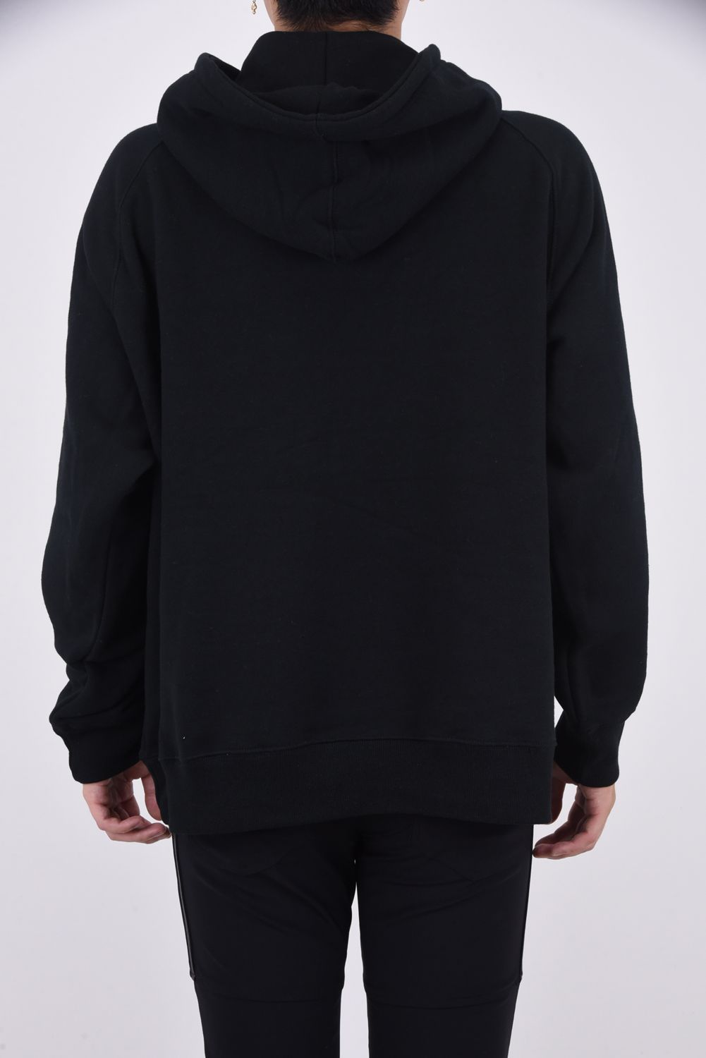 RW HOODIE / ワイドシルエット 裏毛 フーディー ブラック