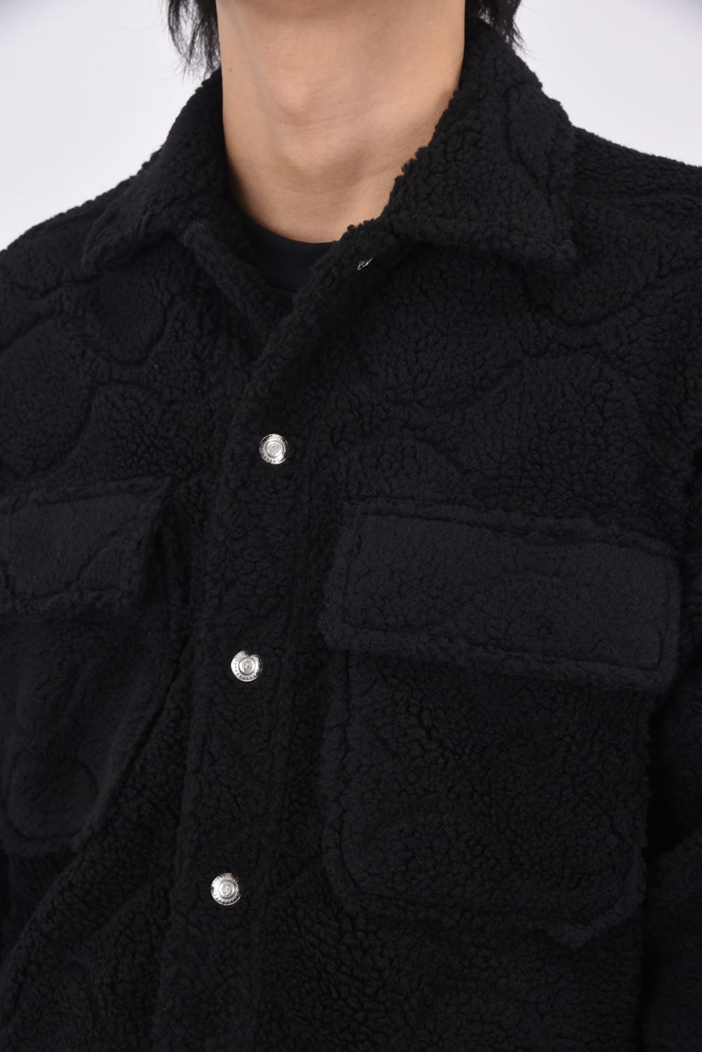 CPO  BOA SHIRTS JK  / ボア シャツ ジャケット (ブラック)