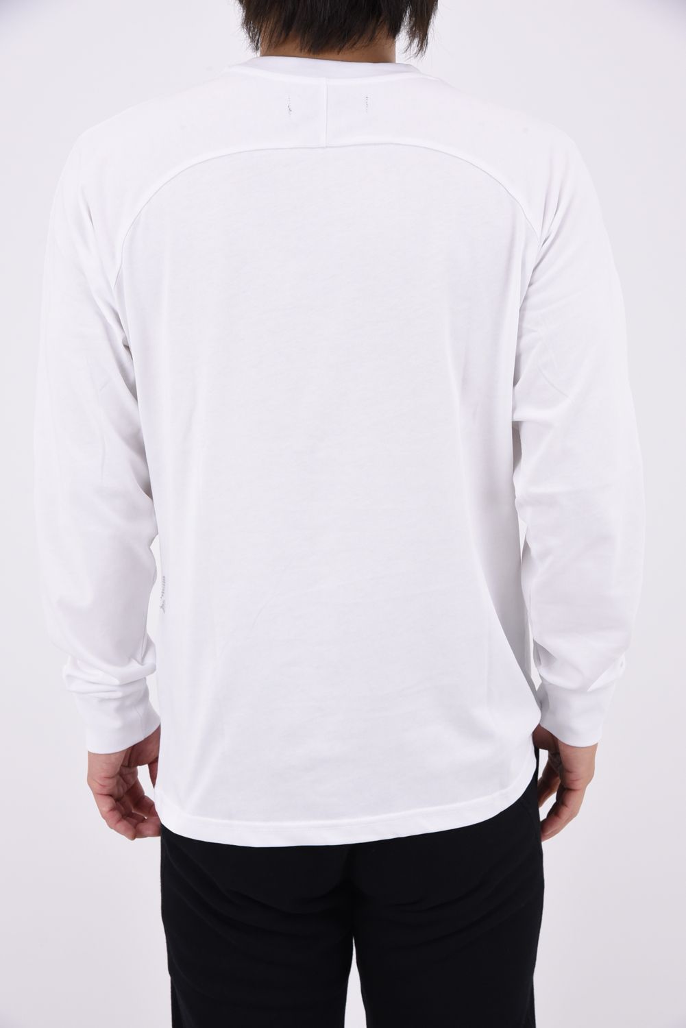 【26AW】 JEWELRY LOGO MERCERIZED LONG-SLEEVE T-SHIRT / ジュエリーロゴ マーセライズドコットン 長袖Tシャツ (ホワイト)