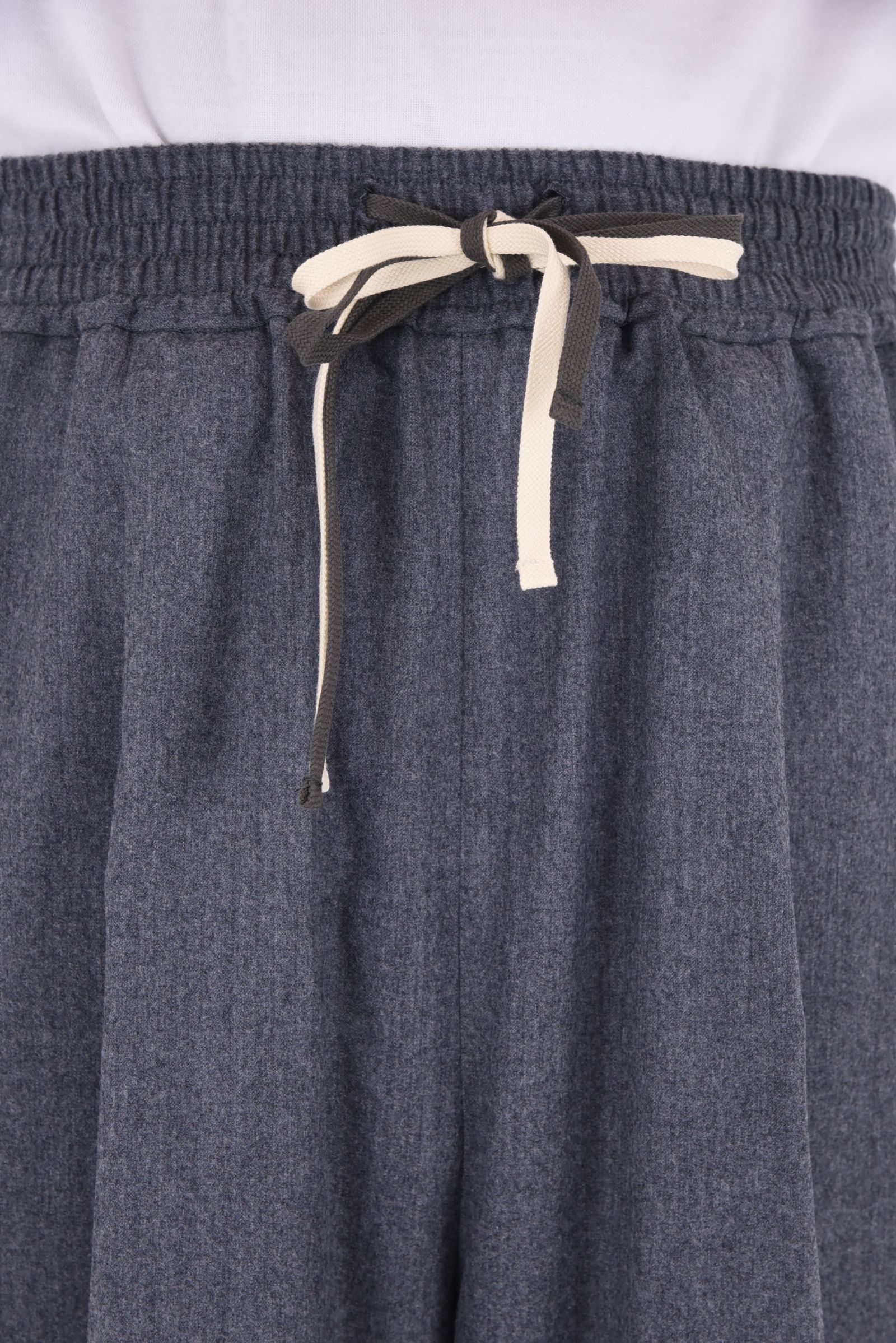 SUPER 140S DOUBLE STRINGS PANTS / スーパー140S ダブルストリングスパンツ (チャコールグレー）