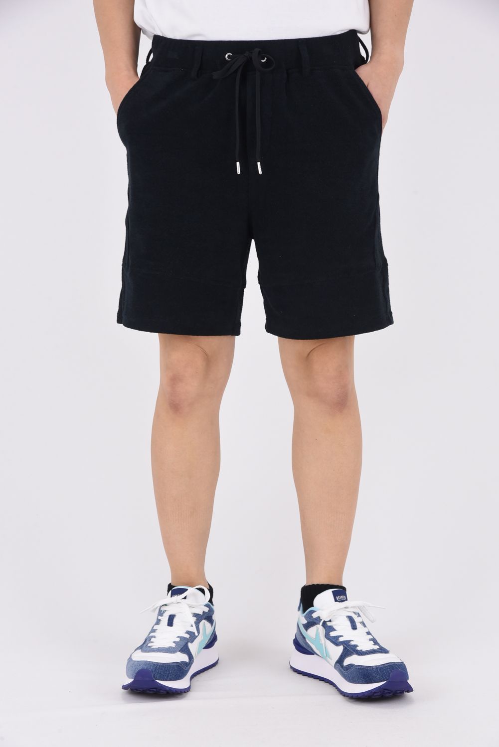 TYLER PILE SHORTS / オーガニックコットン パイルショートパンツ ブラック
