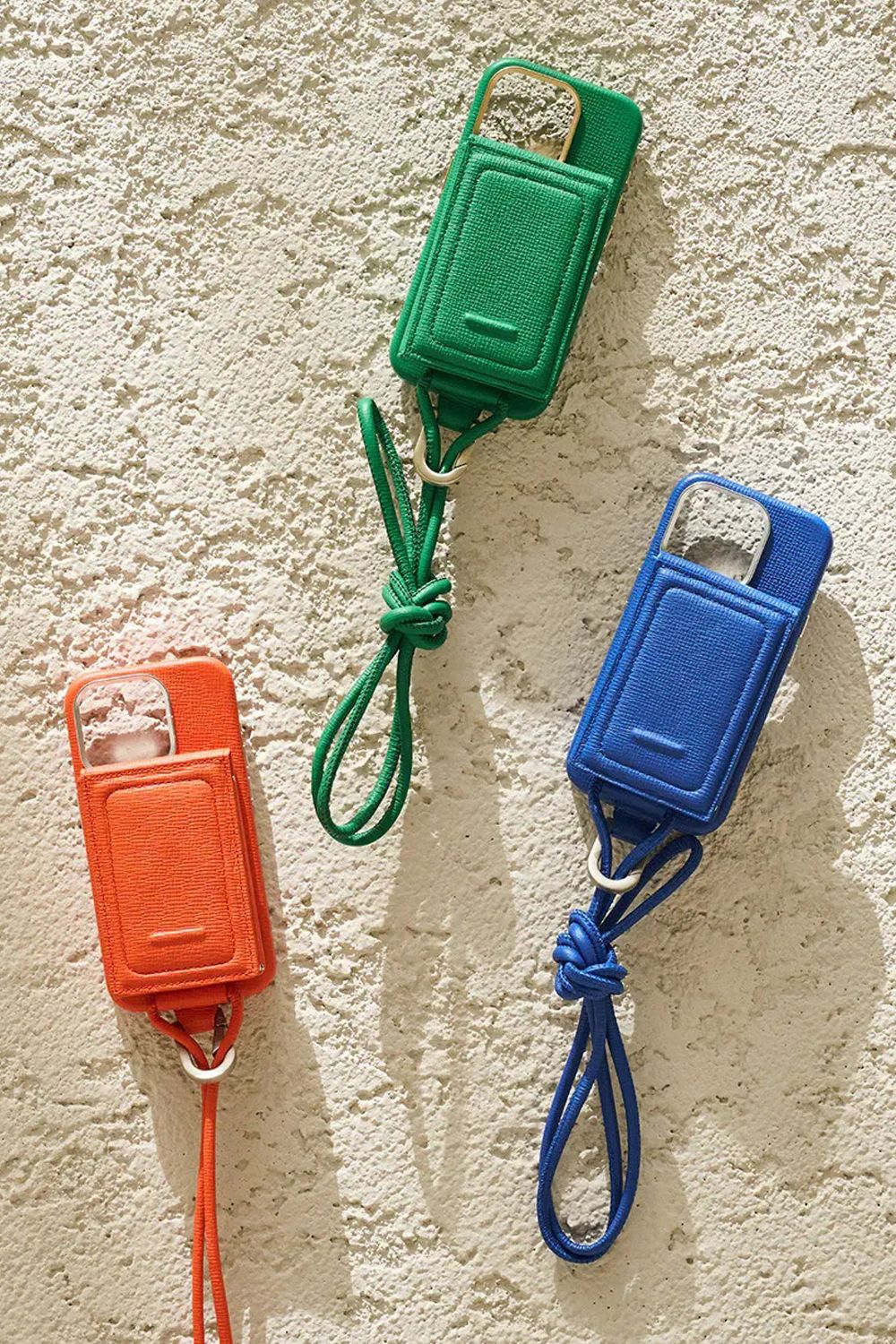 CARABINER-CASE / カラビナ付 iPhone レザーケース (キャロットオレンジ)