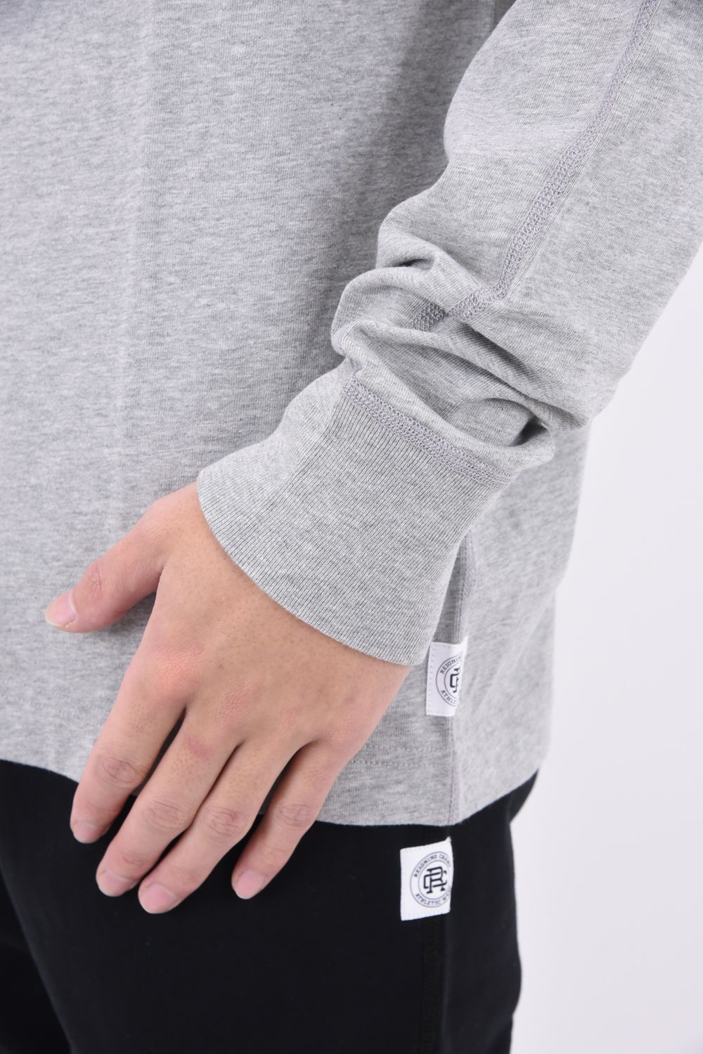 【国内正規品】 MIDWEIGHT JERSEY LONG SLEEVE / ミッドウェイト ジャージ 長袖Tシャツ ヘザーグレー