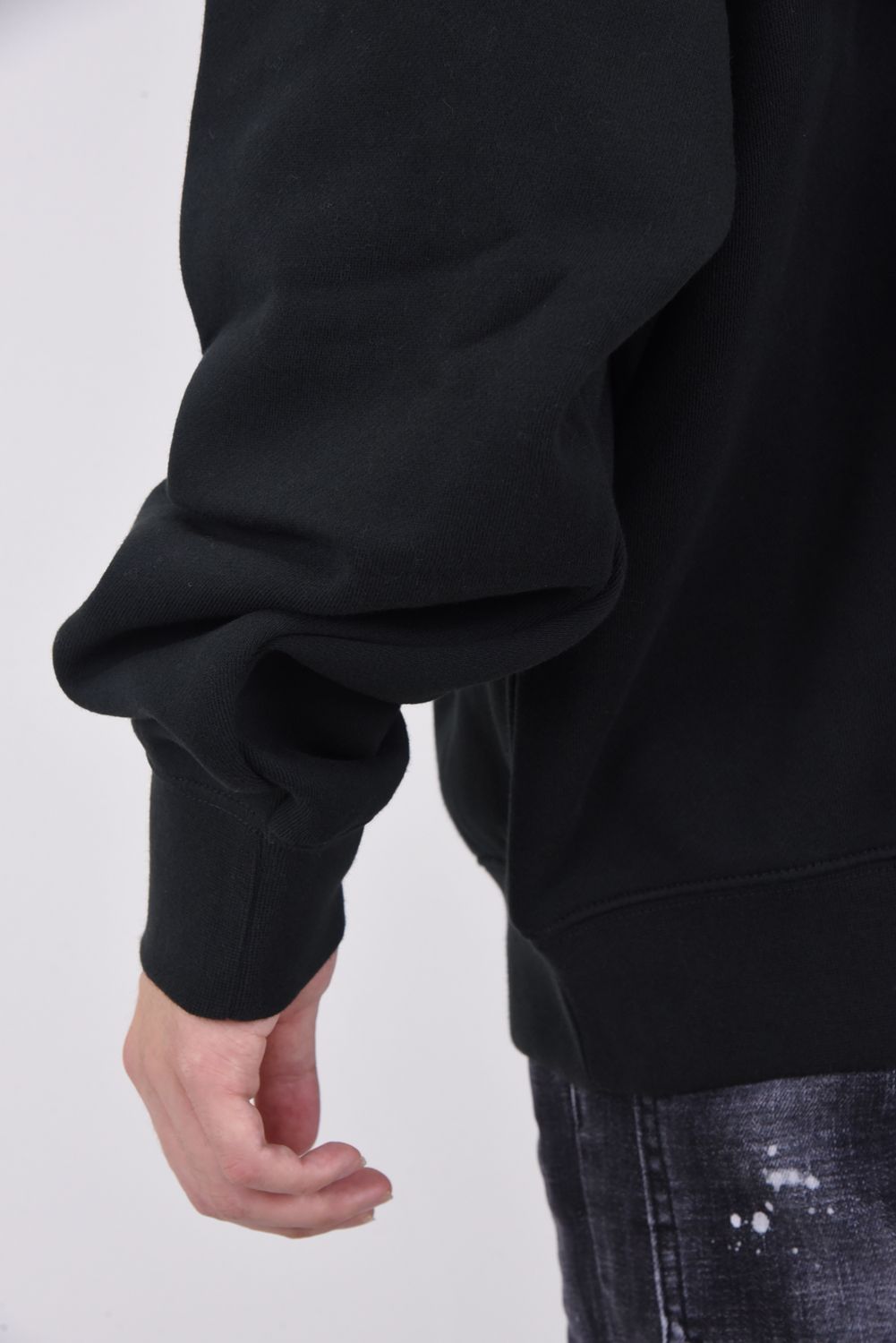 FOG ESSENTIALS - CREW NECK SWEAT BLACK LOGO / 裏起毛 バック