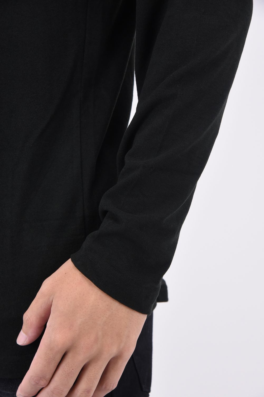 L/S CREW /  ロングスリーブ ウォーム クルーネック ブラック