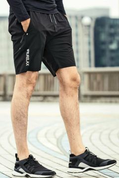 RUNNING LOGO  SHORT PANTS  / ランニング ロゴ ショートパンツ ブラック