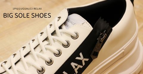 【1PIU1UGUALE3 RELAX】-BIG SOLE SHOES- 2023ss new collection