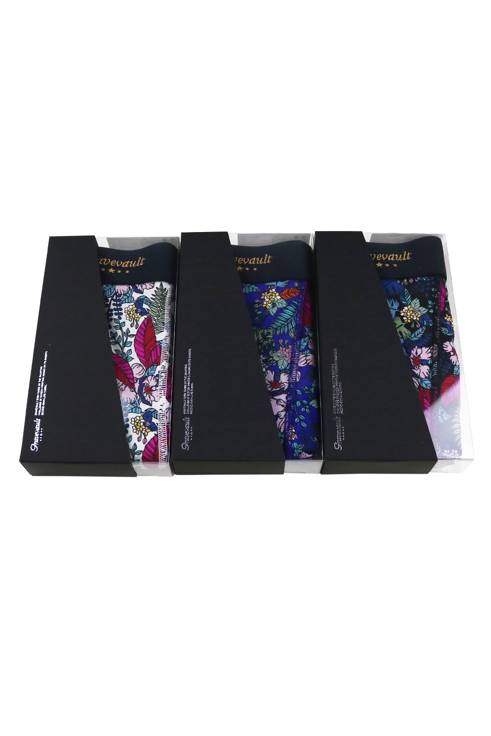 WILD FLOWERS Short Boxer - ブルーパープル