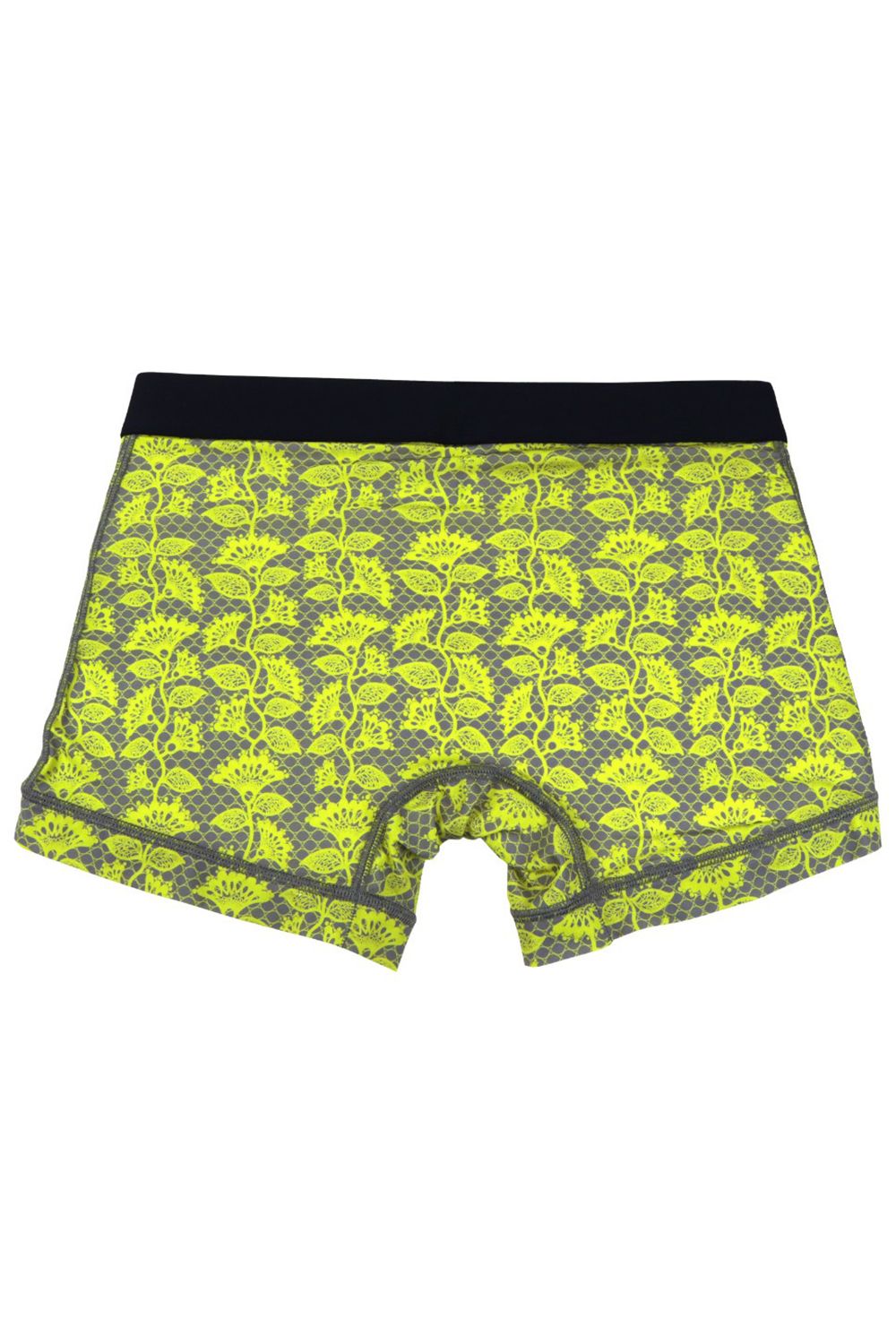 Barbed Flower Short Boxer - モードイエロー