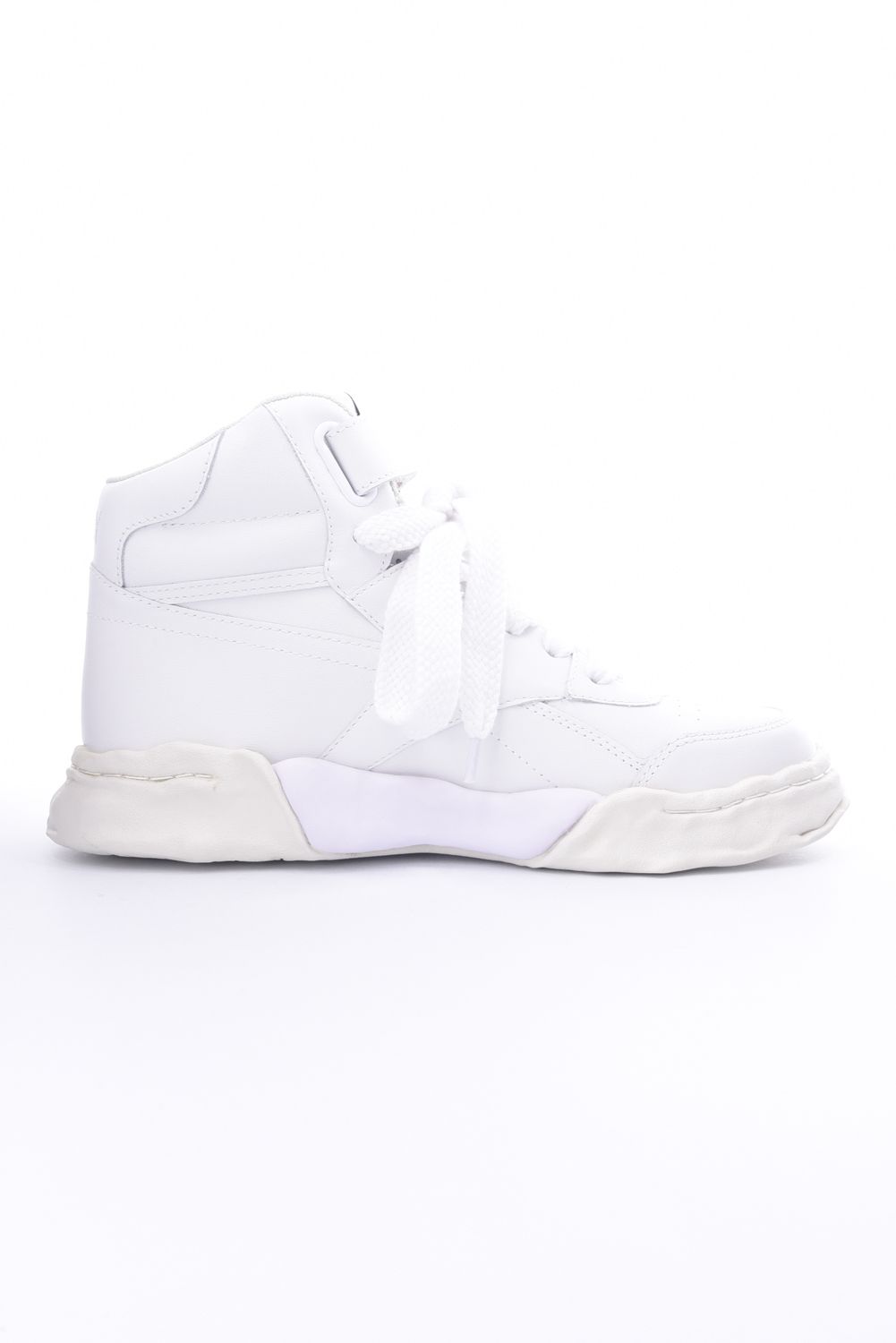 "FREDDIE HIGH" OG sole leather High-Top sneaker / オリジナルソール レザー ハイカットスニーカー ホワイト