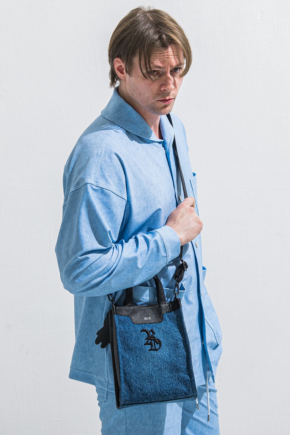 【decadeコラボ】 DENIM MINI TOTE BAG / デニム ミニトートバッグ (デニム） (5月中旬頃入荷予定) ※オーダー締切2月15日(日)18時