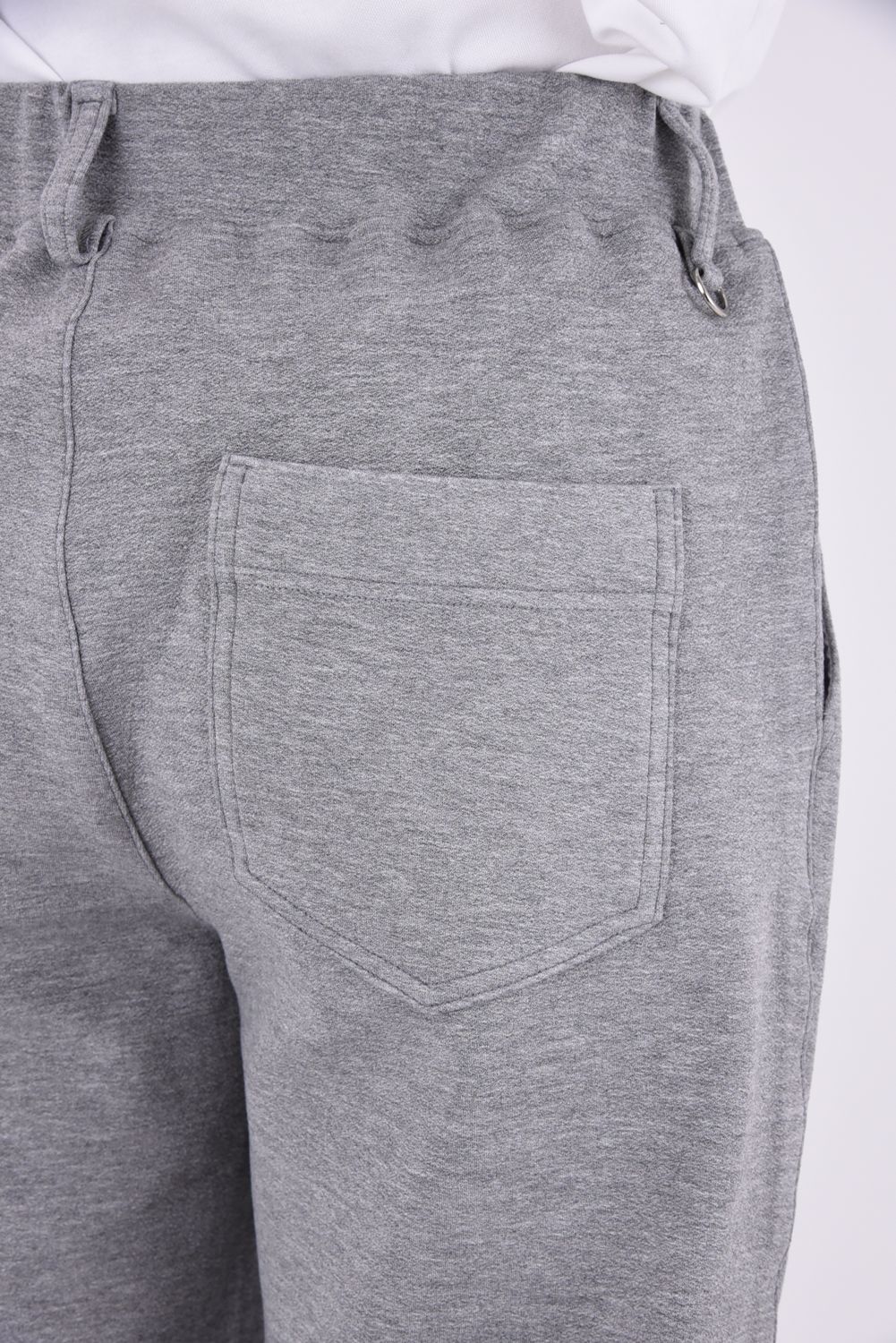 CHRIS EASY WIDE TUCK PANTS / ブリスターニット ワンタック イージーパンツ (グレー)