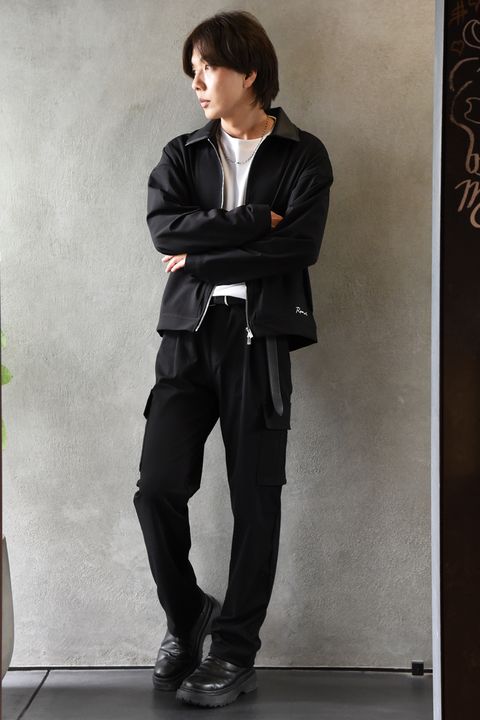 【RESOUND CLOTHING】 今季イチオシの襟レザーブルゾンを使用したスタイル