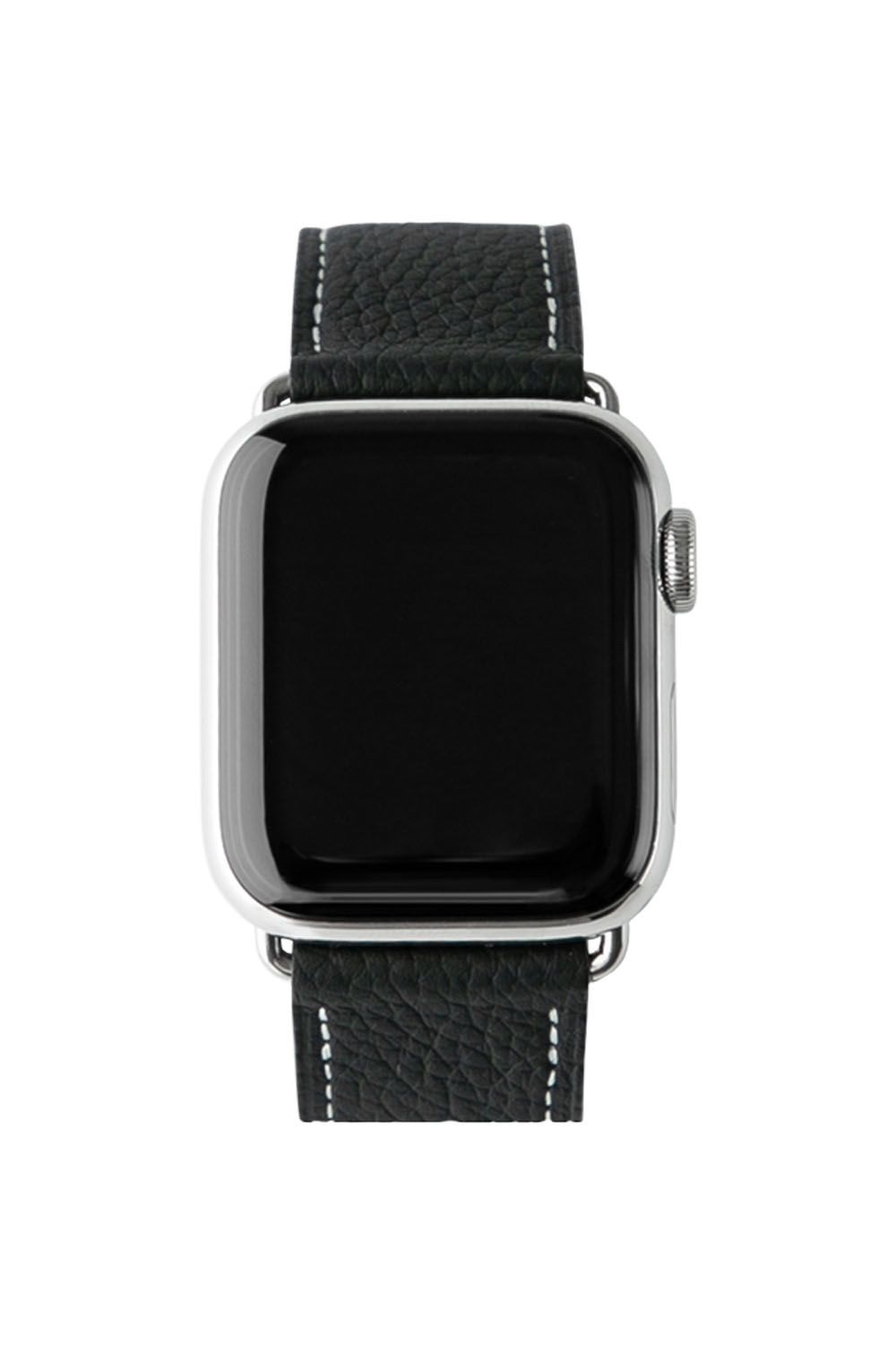 Apple Watch Leather Band / Apple Watchレザーバンド ブラック / シルバー