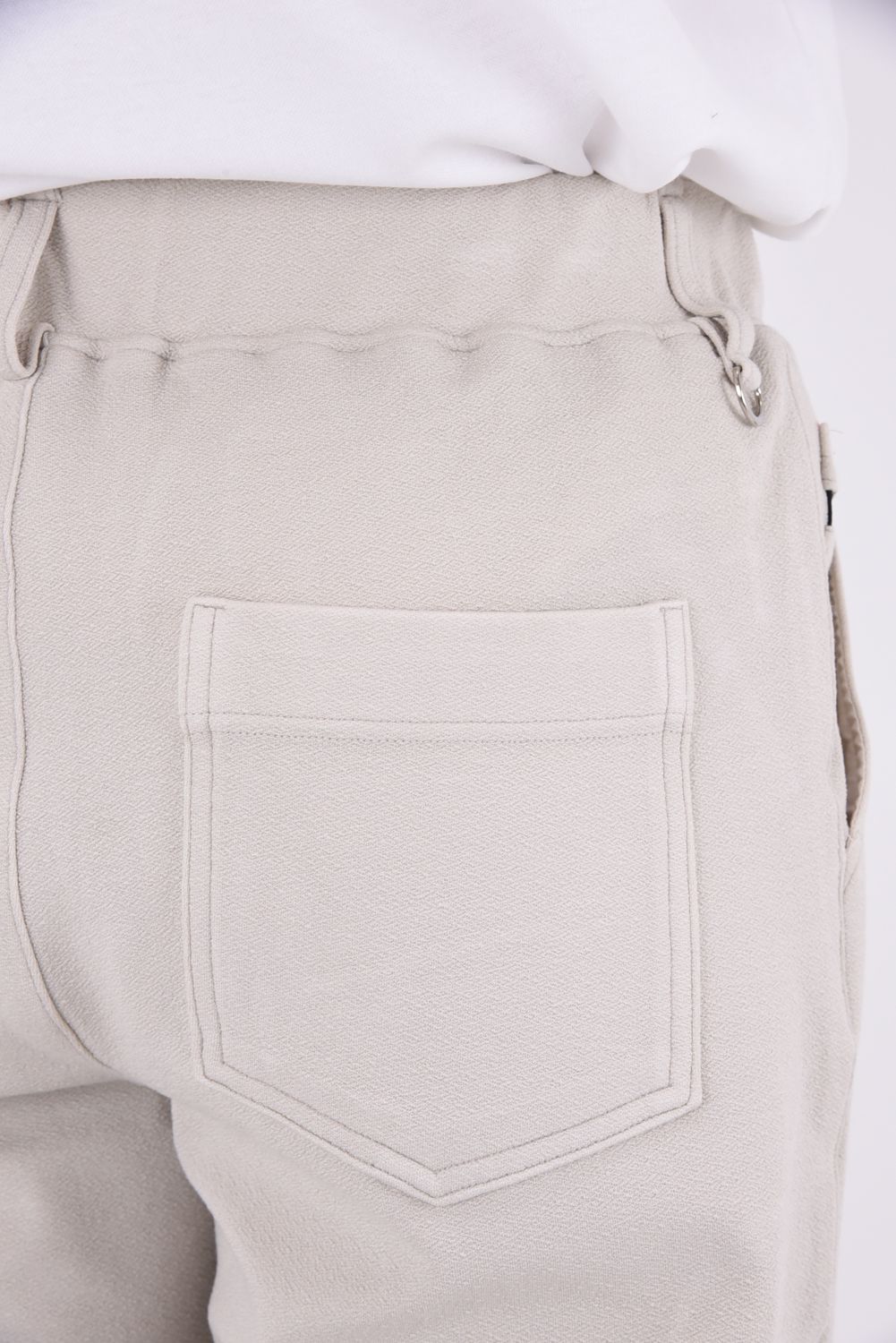 CHRIS EASY WIDE TUCK PANTS / ブリスターニット ワンタック イージーパンツ (ベージュ)