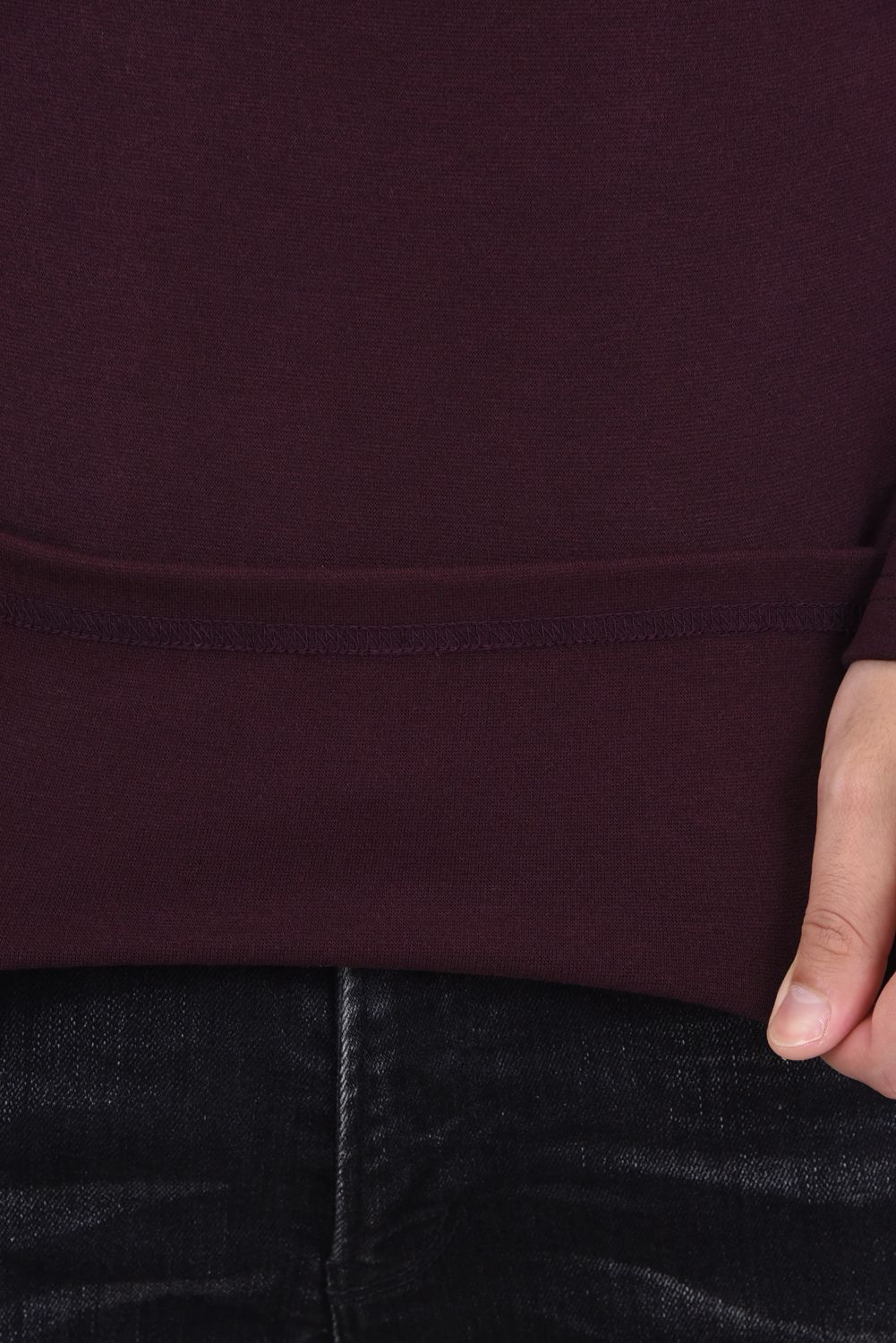 L/S TURTLE / ロングスリーブ ウォーム タートルーネック バーガンディ