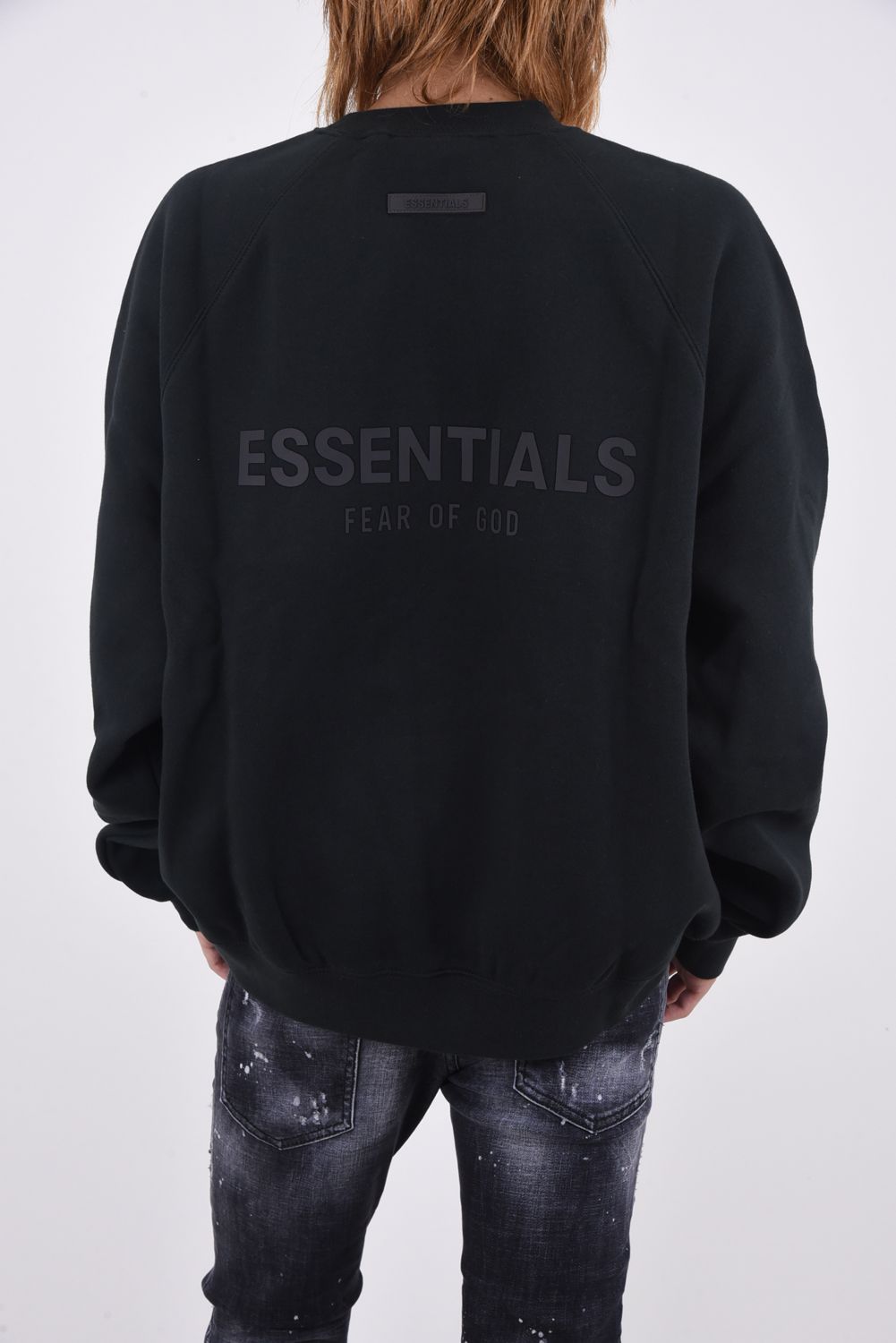 FOG Essentials 両面ロゴ スウェット シャツ ブラック L