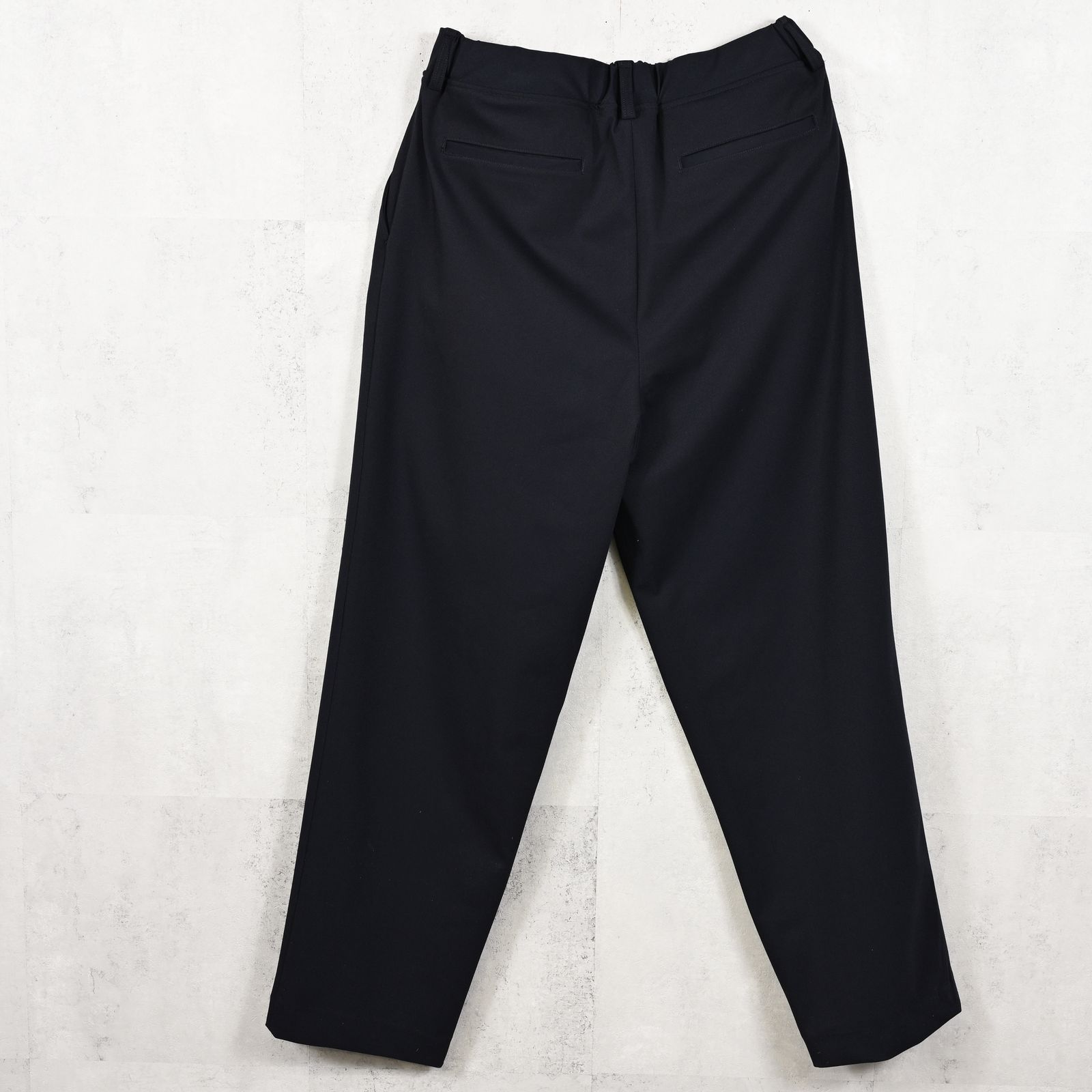 BEN PANTS / ルーズフィット ワイドシルエット ロングパンツ ネイビー (8月上旬入荷予定)