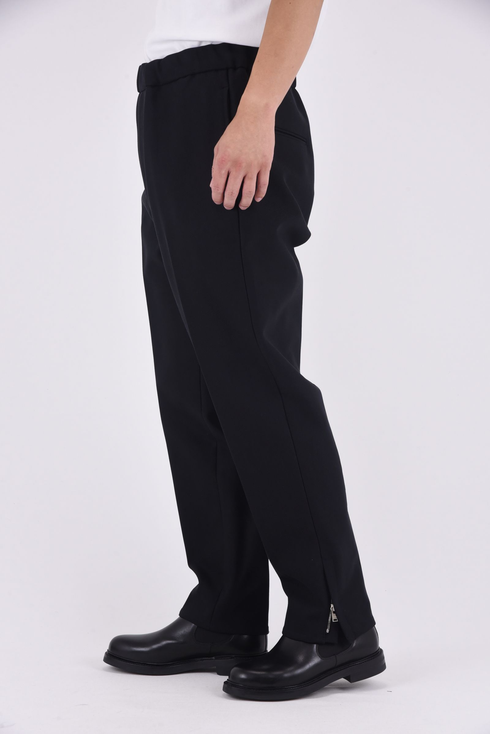 RELAX PANTS / コットン リラックス パンツ (ブラック）
