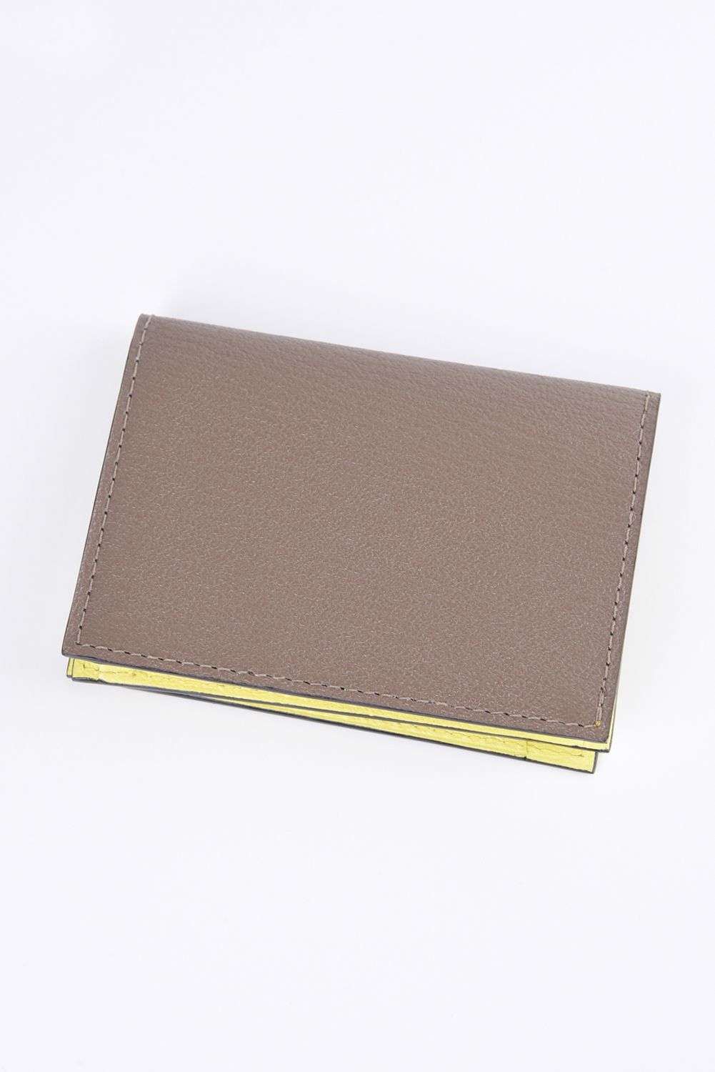 【残り1点】 BUSINESS CARD HOLDER / LA351GT 名刺入れ グレー/イエロー