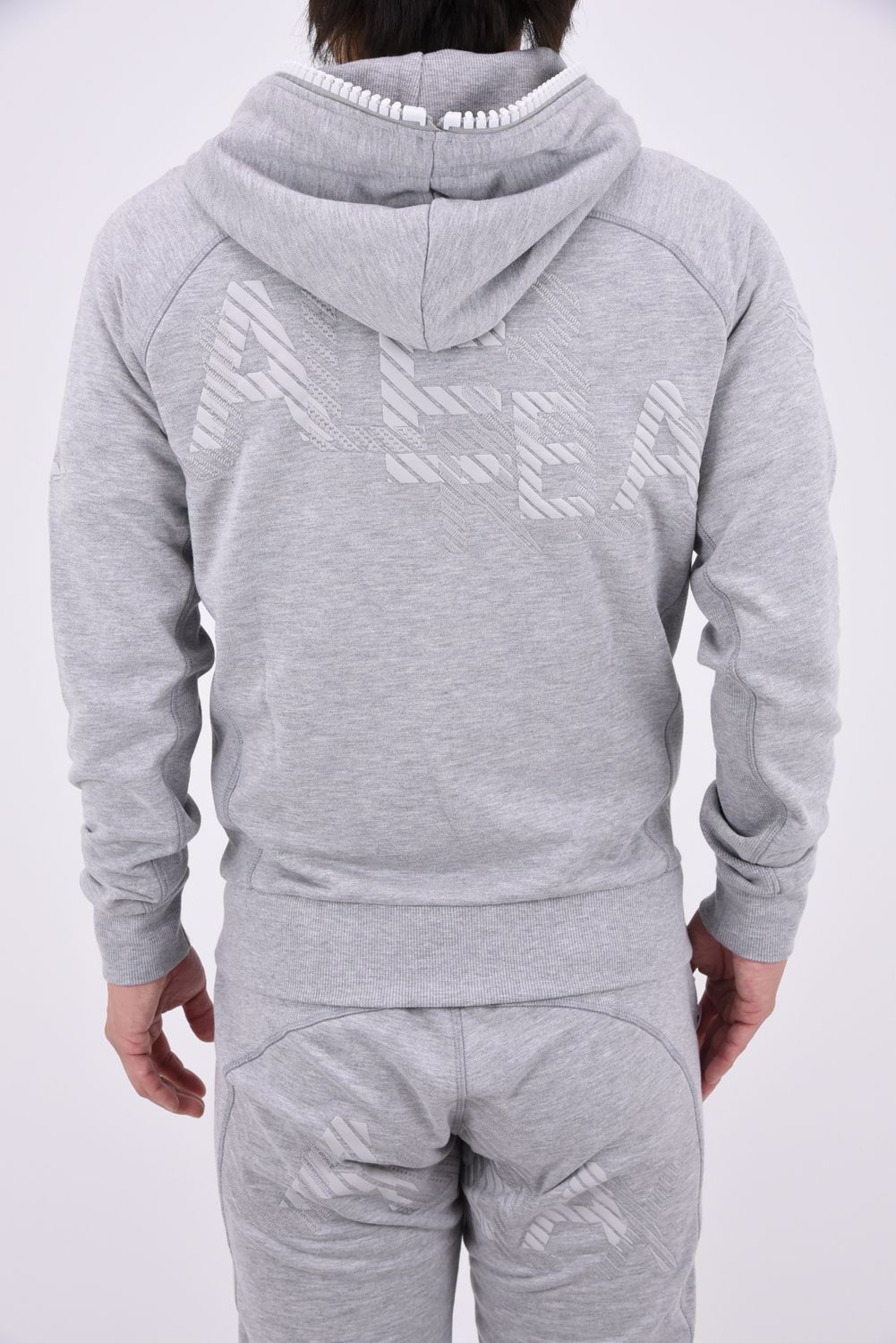 【26AW】 TC FRENCH TERRY SHADOW LOGO HOODIE / フレンチテリー シャドウロゴ フーディー (グレー)