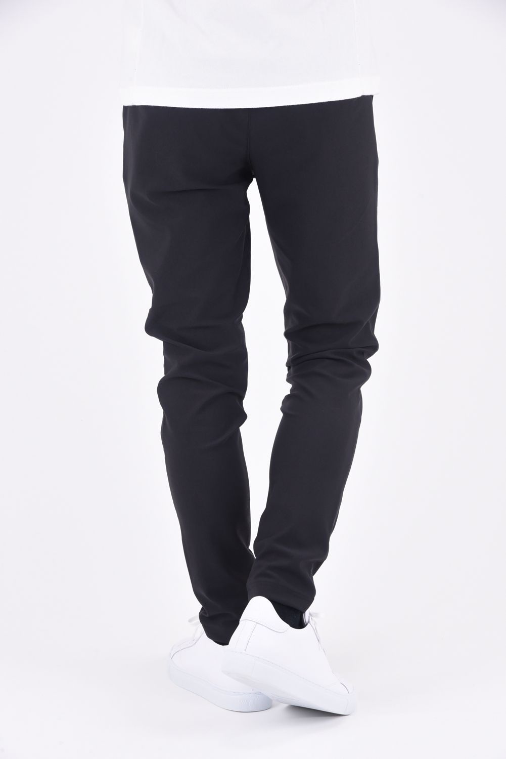 SL EASY PANTS / スラックス型イージーパンツ チャコール