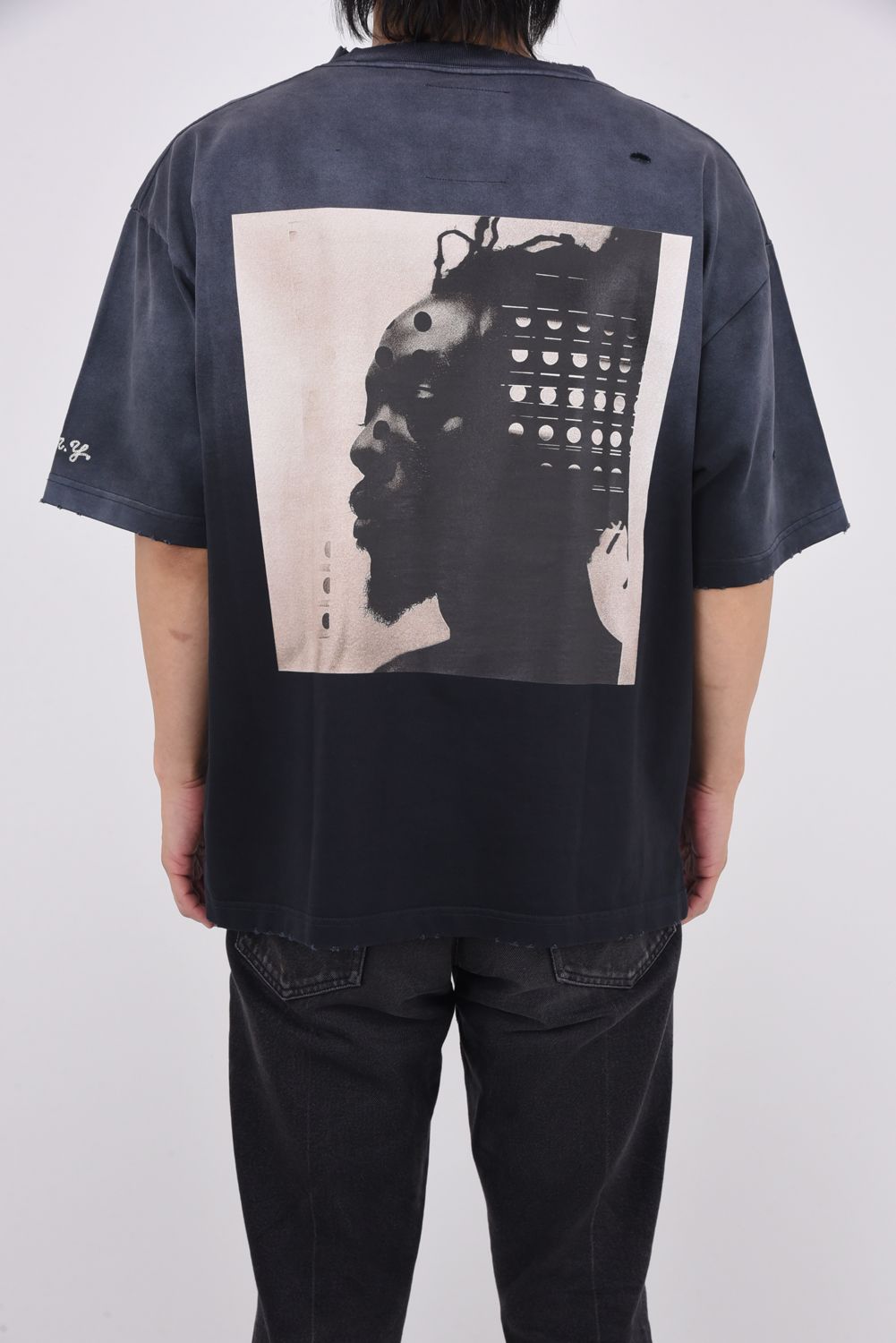 BW PHOTO PNT T-SHIRT / フォトプリント Tシャツ (ブラック)
