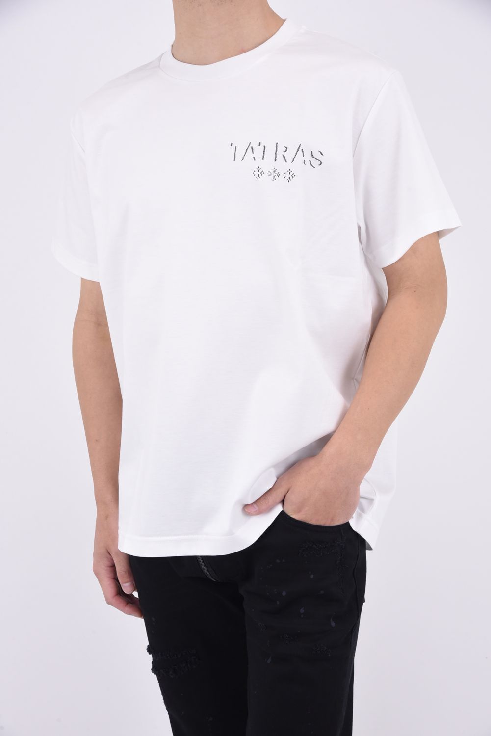 LOGADO (ロガード) / ロゴ クルーネック 半袖 Tシャツ ホワイト