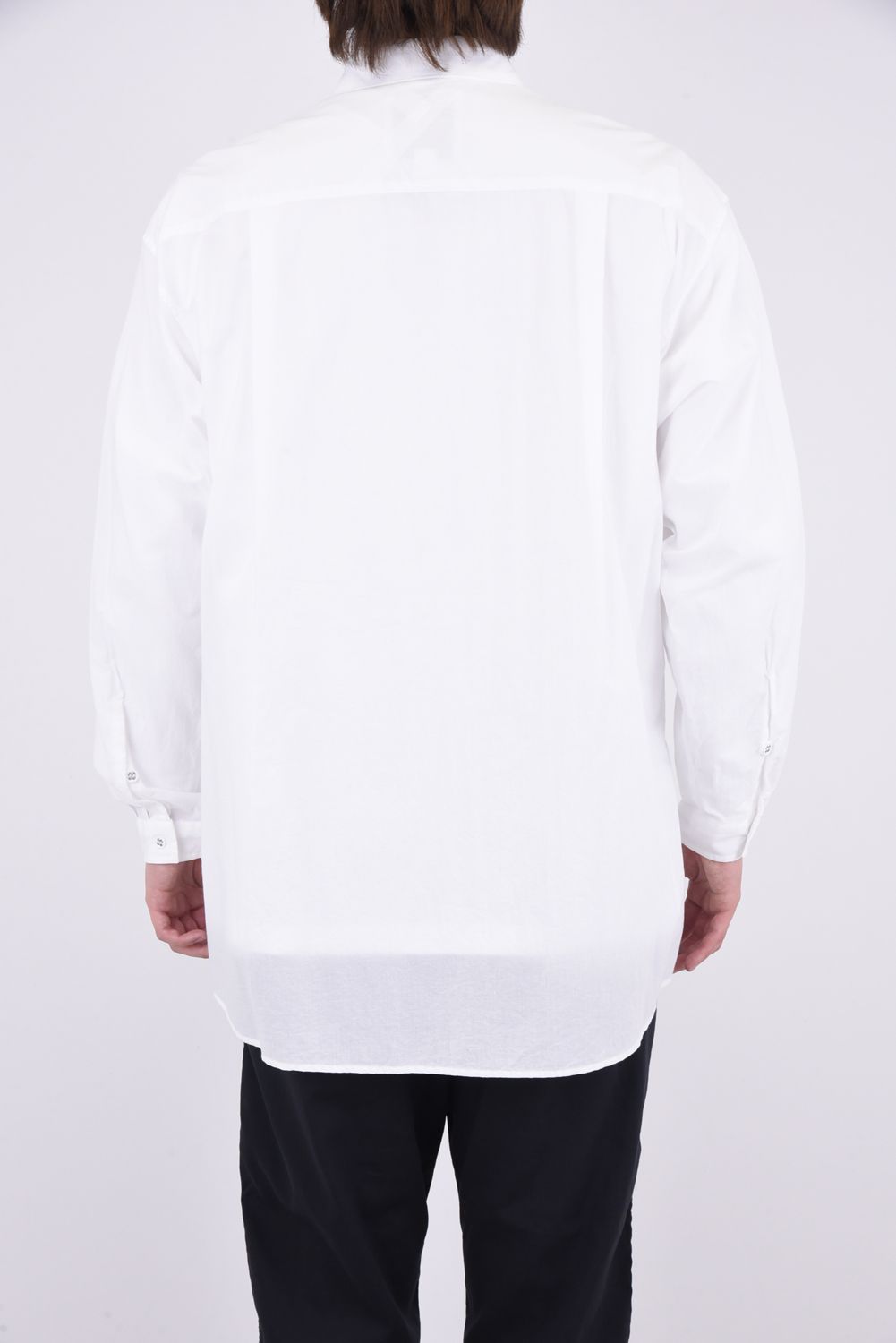 LONG SLEEVES SHIRT / コットン ロングスリーブシャツ ホワイト