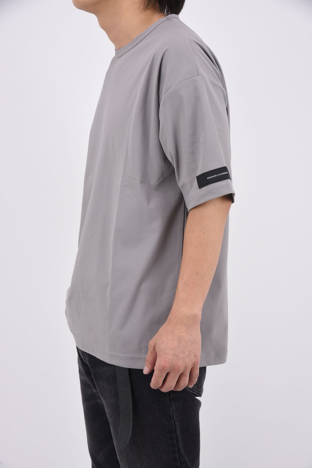 NYLON OVER  TEE / ナイロン オーバーサイズ Tシャツ （グレー）