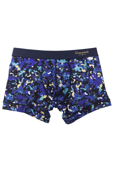 dry leaves camouflage Short Boxer - 藍