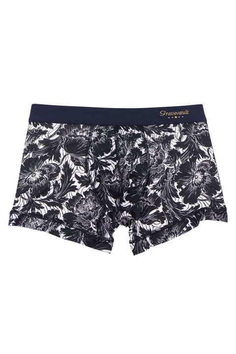 【待望のサイズ.XL入荷】 FLOWER Short Boxer - ホワイト  /  ブラック