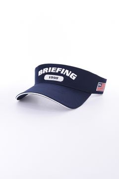 【26AW】 MEN’S COLLEGE LOGO VISOR / カレッジロゴ刺繍 サンバイザー (ネイビー)