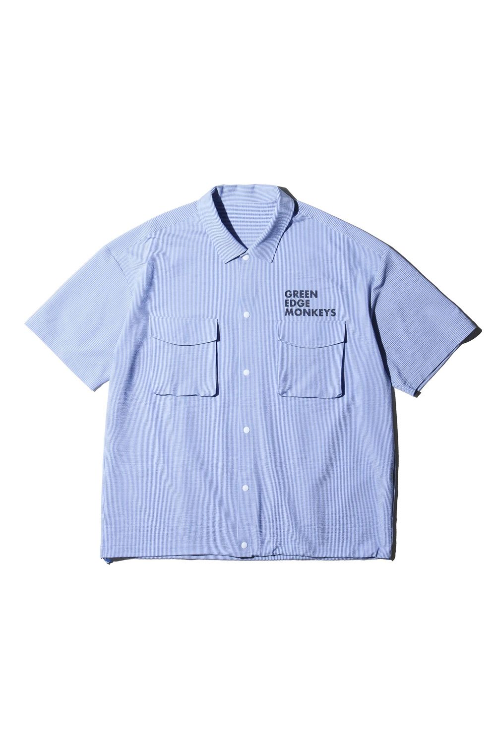 【26SS】 KNIT SOCCER SHIRT / ニットサッカー シャツ （クリアブルー）