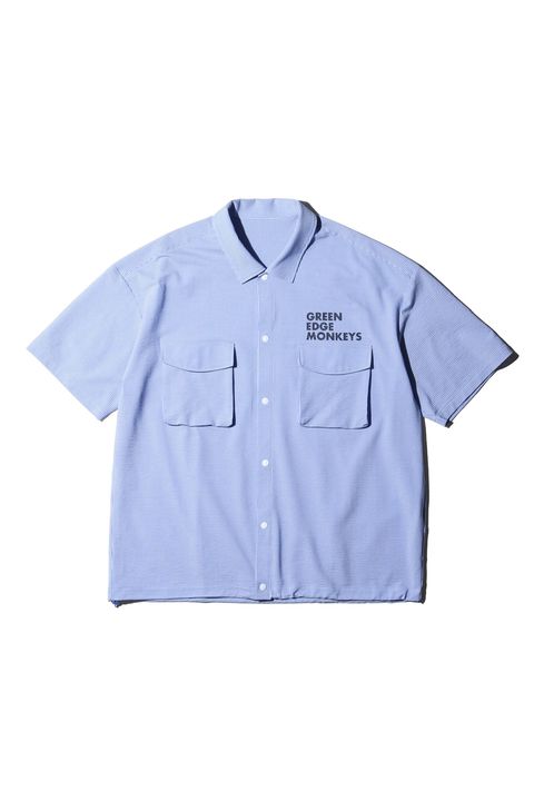 【26SS】 KNIT SOCCER SHIRT / ニットサッカー シャツ （クリアブルー）