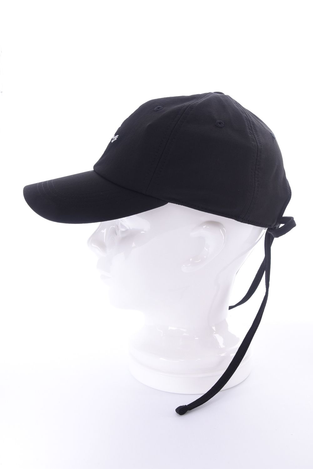 【26SS】【レディース】 WOMEN’S SMALL LOGO RIBBON CAP / ブランドロゴ バックリボン キャップ (ブラック)