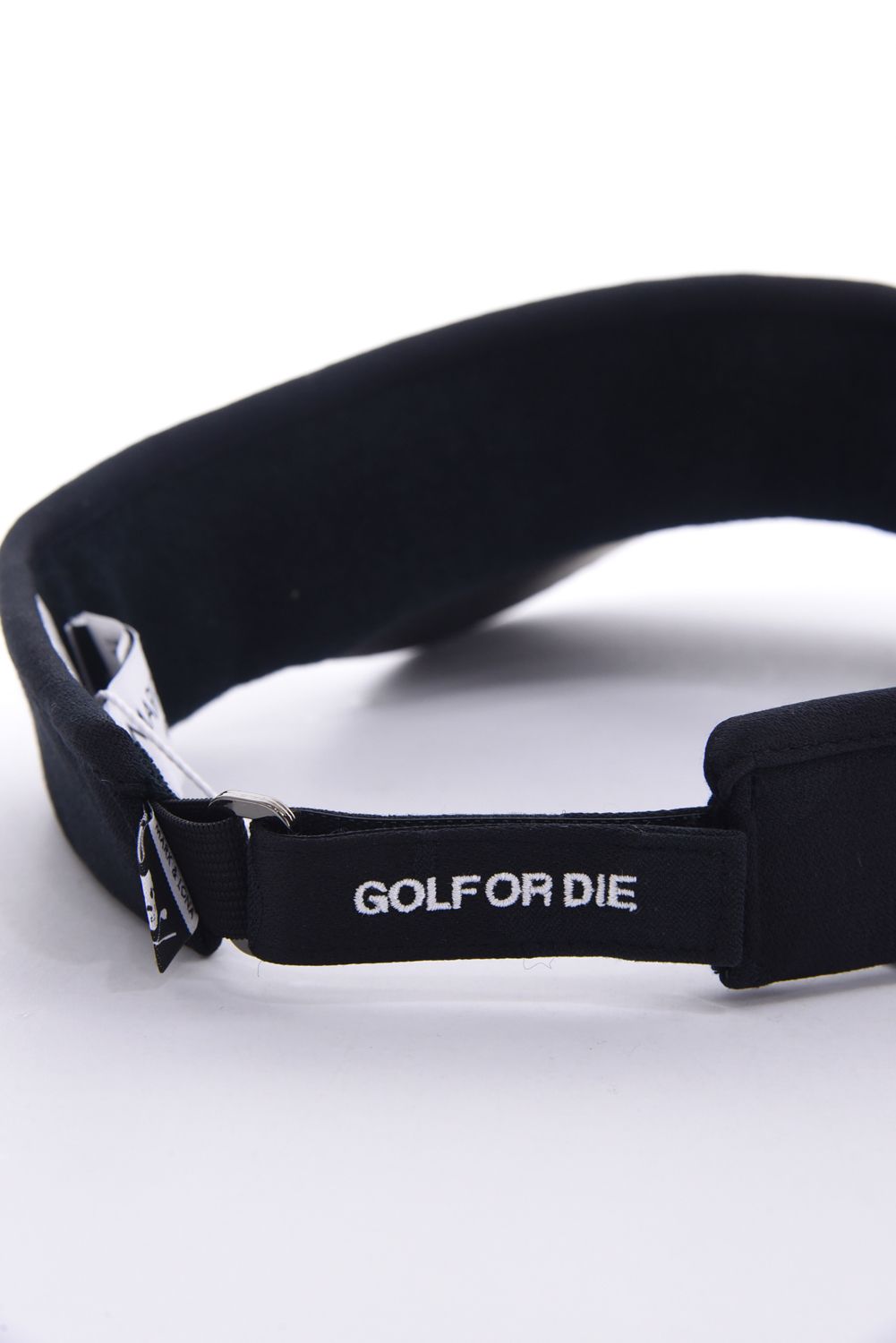 【26SS】 GAUGE CAMO LEATHER TRIM VISOR / カモフラージュパターン 異素材切り替え メタルプレート サンバイザー (ブラック)