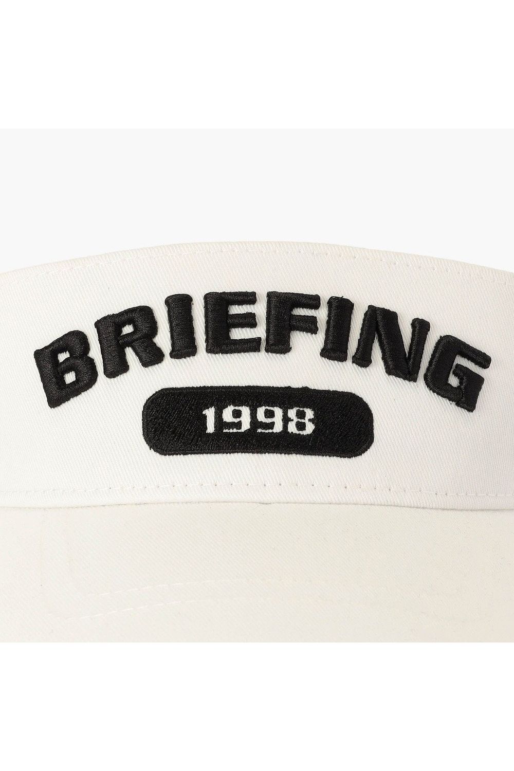 【26AW】 MEN’S COLLEGE LOGO VISOR / カレッジロゴ刺繍 サンバイザー (ホワイト)