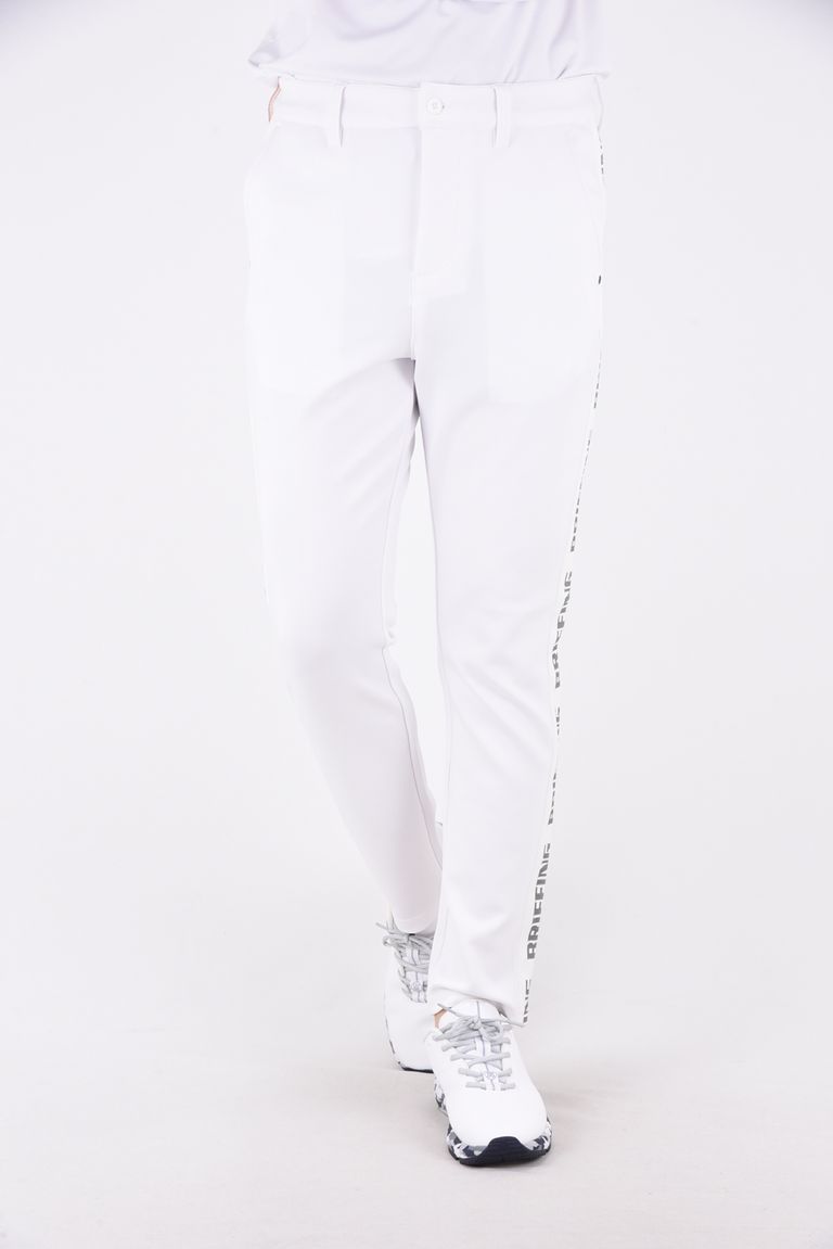 BRIEFING - MENS SIDE LOGO LINE SLIM PANTS / サイドラインロゴテープ  