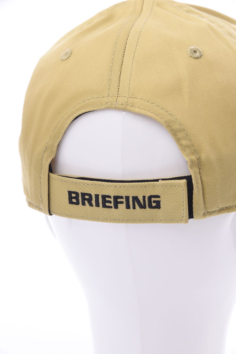 【26SS】 MEN’S COLLEGE LOGO CAP / カレッジ風ロゴ バイカラー キャップ (ベージュ)