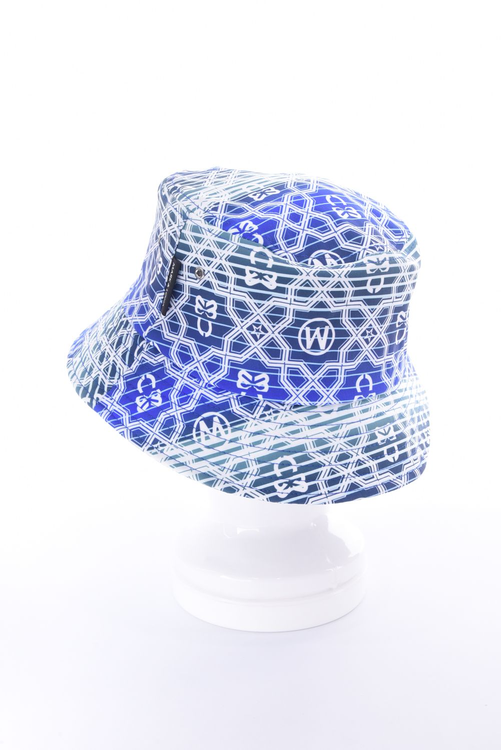 【26SS】 DOMINANT BUCKET HAT / ジオメトリックパターン総柄 バケットハット (ブルー)