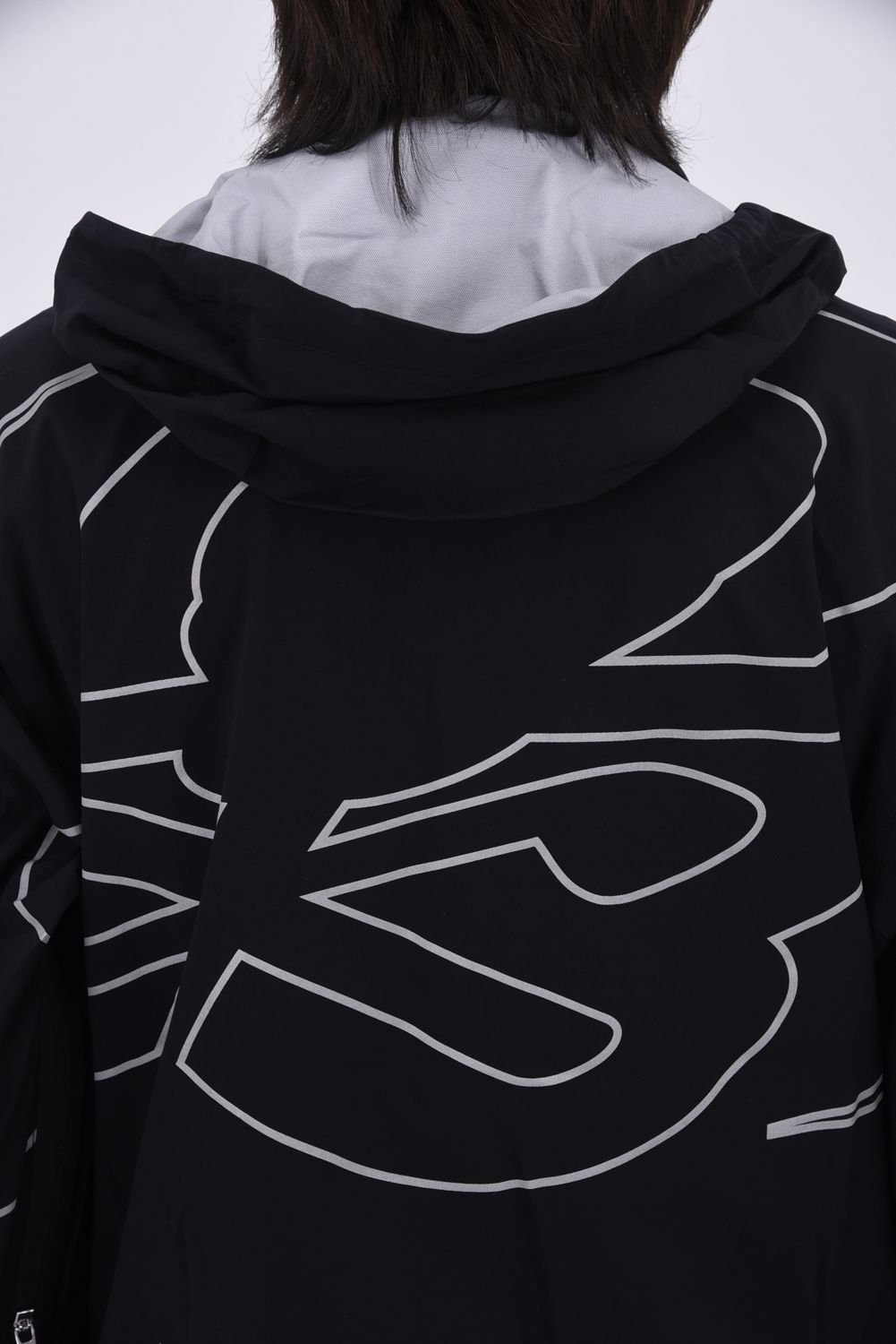 【26SS】 SPINNER PRO FLEX RAIN JACKET / ストレッチナイロンタフタ レインジャケット (薄型ポーチ付き) (ブラック)