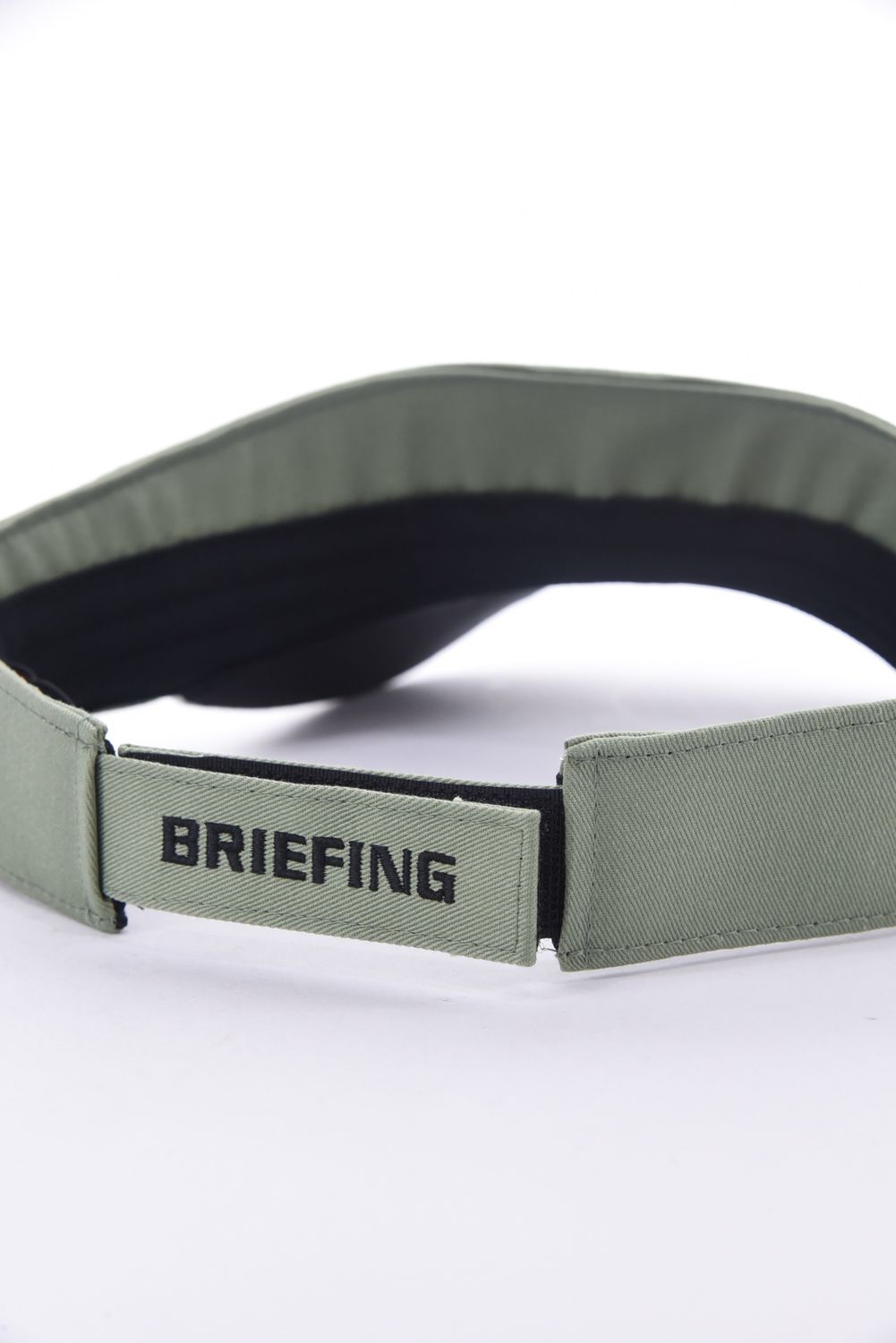 【26SS】 MEN'S COLLEGE LOGO VISOR / カレッジ風ロゴ バイカラー サンバイザー (セージグリーン)