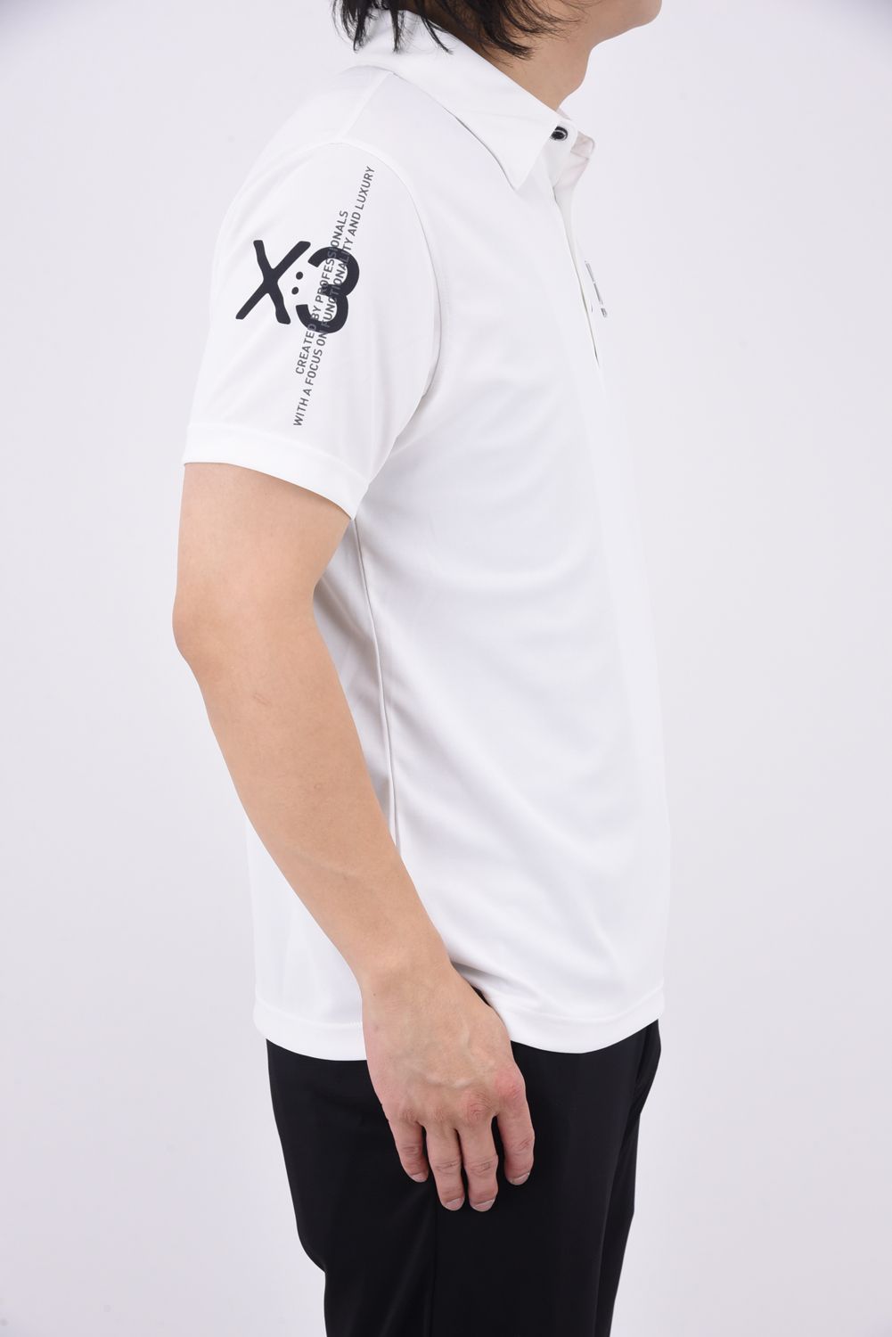 KI-XXX THREE - 【25SS】 POLO / サイドロゴ ポロシャツ