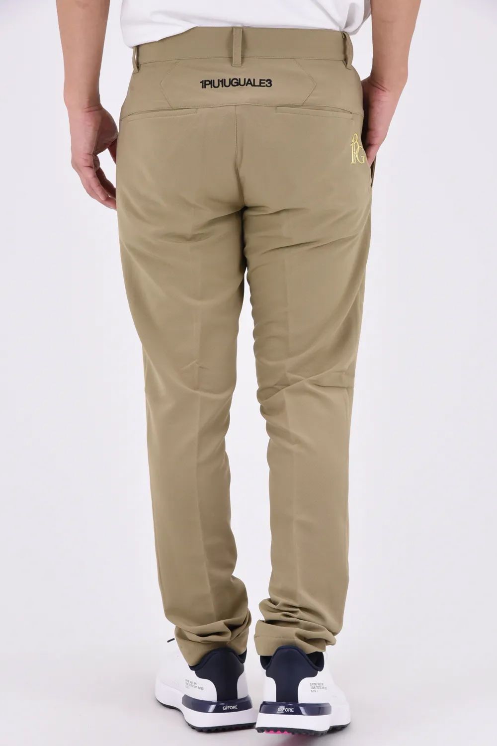 【26AW】 Long Pants / バックロゴ テーパードシルエット ロングパンツ (ベージュ)