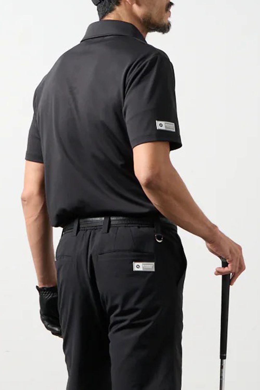 【26SS】 HEAT PUNCHING POLO SHIRT / バックロゴ パンチング ポロシャツ (ブラック)