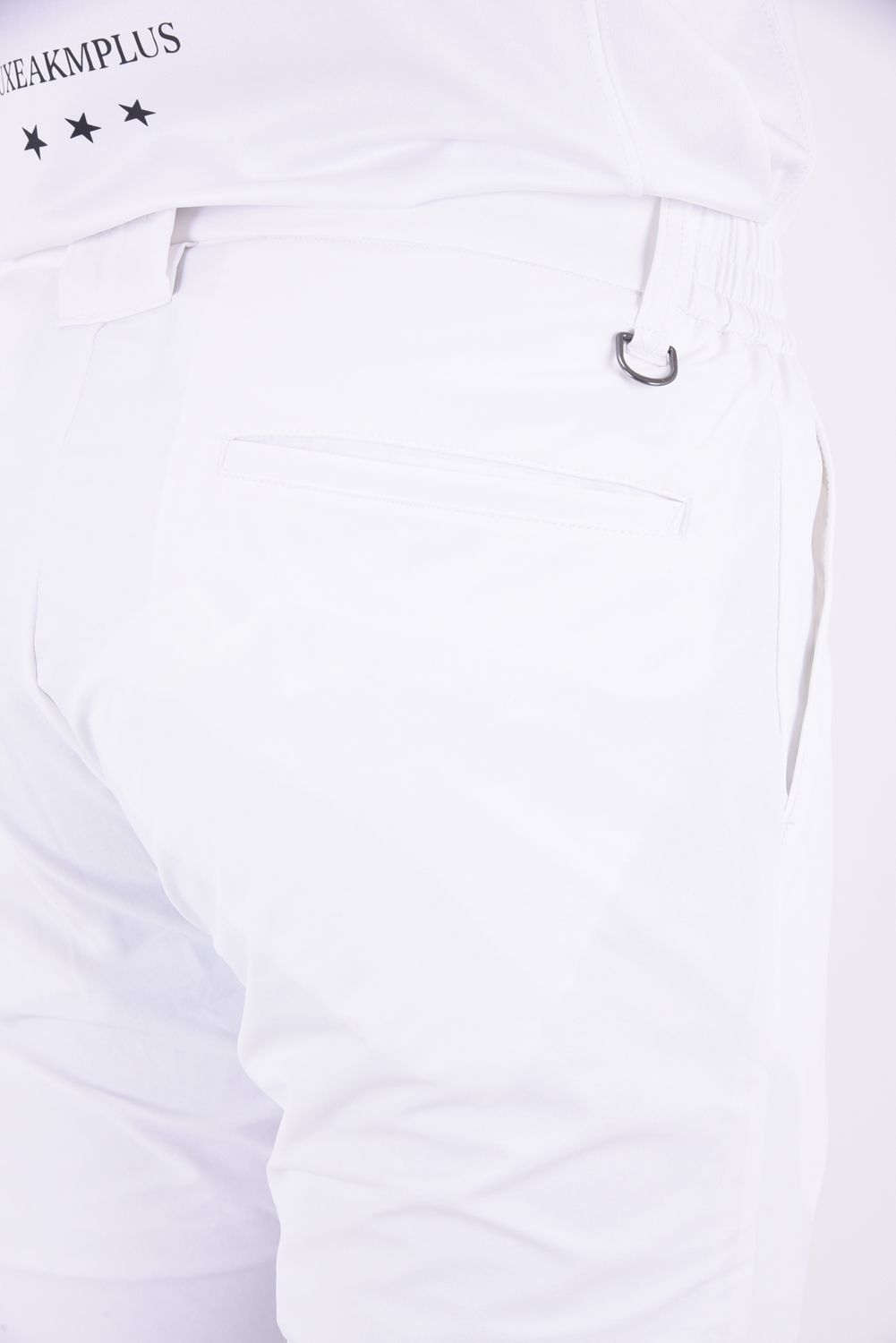 SUPER STRETCH LOGO PANTS /  スーパーストレッチ ロゴ ロングパンツ ホワイト