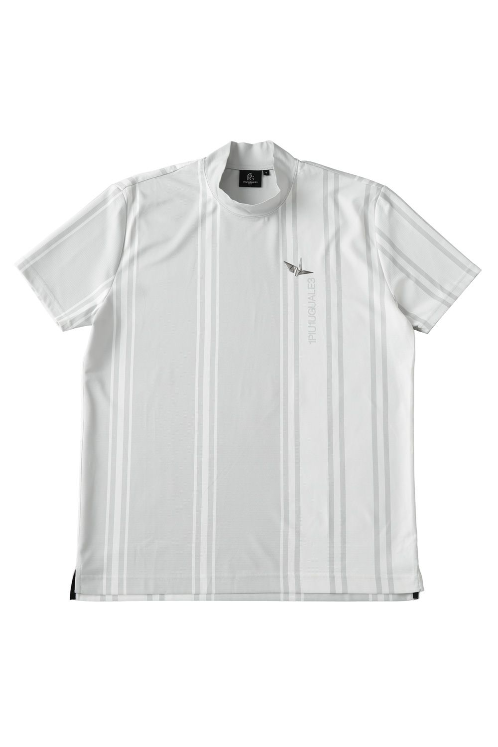 1PIU1UGUALE3 GOLF - 【25SS】 113 GOLF S/S MOCK NECK STRIPE