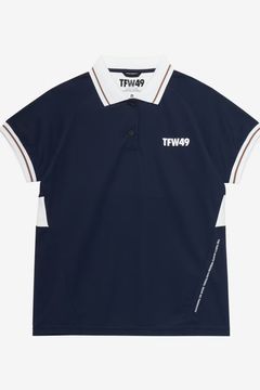 【26SS】【レディース】 ROF LINE POLO / ポロシャツ (ネイビー)