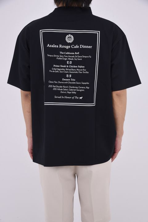 【26SS】 DVG Sol Defender MOCK NECK T / バックプリント オーバーサイズ モックネックTシャツ (ブラック)